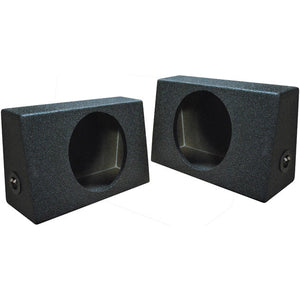 Qpower QBOMB Single 12" Empty Woofer Box Mounts behind seat