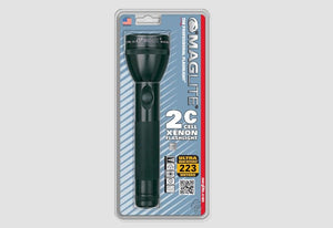 MAGLITE 2 CELL C  FLASHLIGHT BLACK-BLISTER PACK