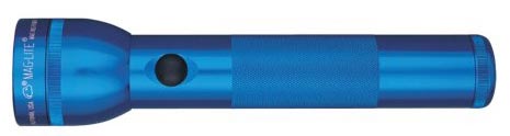MAGLITE 2 CELL D  FLASHLIGHT BLUE-BLISTER PACK