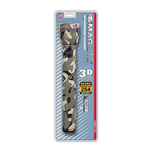 MAGLITE 3 CELL D  FLASHLIGHT CAMO-BLISTER PACK