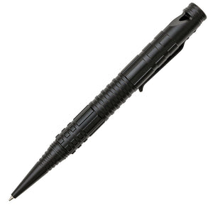 Schrade SCPEN4BK 5.9in Aluminum Refillable Screw-Off Tactical Pen