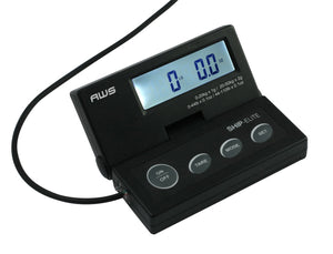 AWS SE-50 Ship Elite Black Low Profile Shipping Scale Backlit LCD and 110-Pound Capacity