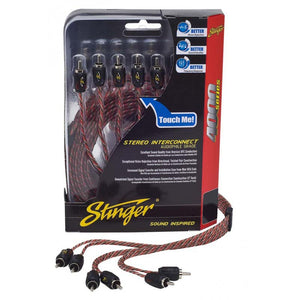 STINGER 17FT 4000 SERIES 6 CHANNEL RCA'S DIRECTIONAL TWISTED