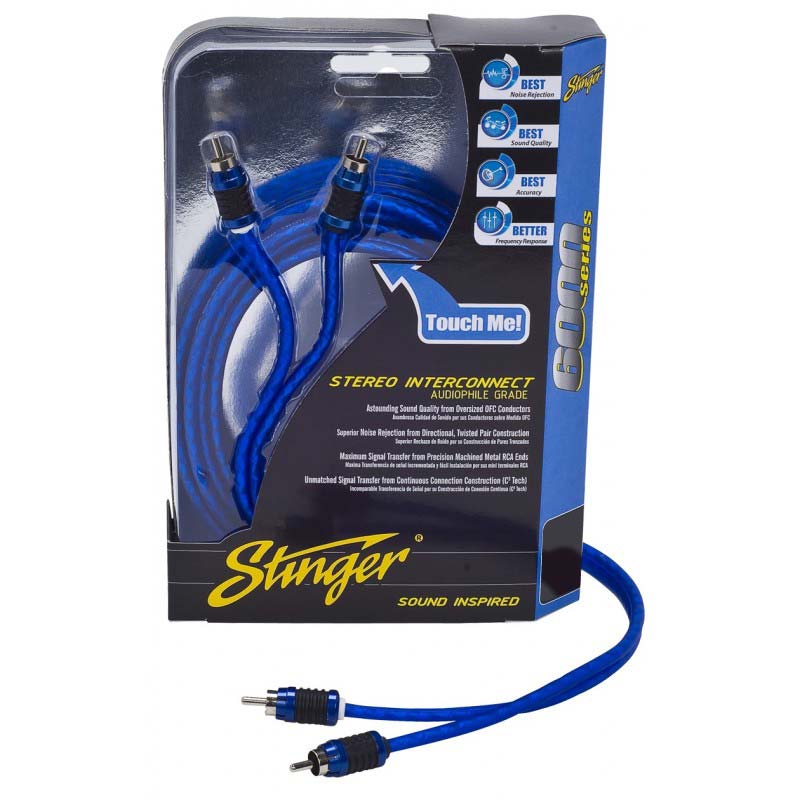 STINGER 3FT 6000 SHIELDED RCA'S DIRECTIONAL TWISTED