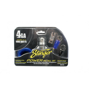STINGER 4GA INSTALL KIT WITH MIDI FH (NO POWER OR GROUND WIRE NO RCA'S)