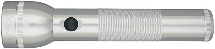 MAGLITE 2 CELL D  LED FLASHLIGHT SILVER