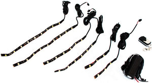 Street Vision 6-Strip Motorcycle Accent Lighting Kit (RGB Multi-color)