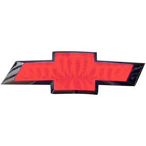 Street Vision Chevy 3D Logo Badgeâ€”Red