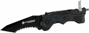 Smith & Wesson 1st Response MAGIC Assisted Opening Liner Lock Folding Knife & Rescue Tool