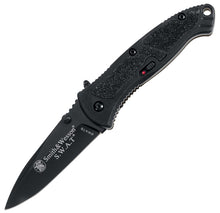 Smith & Wesson Sml SWAT MAGIC Assisted Open Liner Lock Fold Knife Drop Pnt Blade Alum Hndl