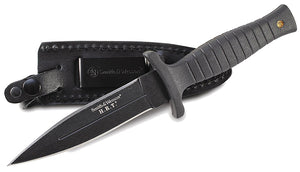 Smith & Wesson H.R.T. Full Tang False Edge Spear Point Fixed Blade Boot Knife