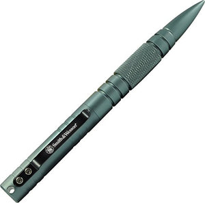 S&W 6.1in Aircraft Aluminum Refillable Tactical Pull Cap Pen Grey
