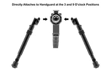 UTG Recon Flex KeyMod Bipod Matte Black Cent. Ht. 8.0 Inch-11.8 Inch