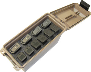 MTM Tactical Mag Can -for 10 Double Stacked Handgun Mags Dark Earth