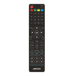 AXESS 24 In HD TV DVD combo w/External Soundbar Speaker SD Card ACDC Power HDMI port Remote