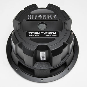 Hifonics Titan 10" Dual Voice Coil 4 Ohm - 400 Watts RMS 800 Watts Peak