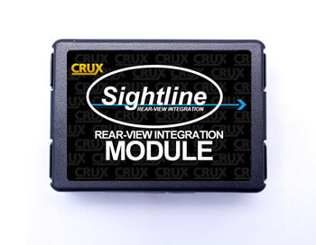 Crux Rear-View Integration Interface for Select Dodge Jeep & Ram Vehicles with Uconnect Systems