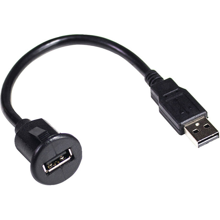 PAC 6ft USB Extension cable with dash mount bracket