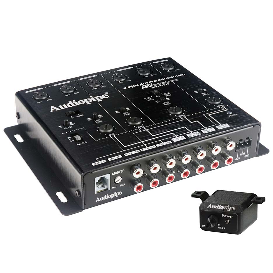 Audiopipe 4 Way Crossover 6 ch. Input 8 ch. Output